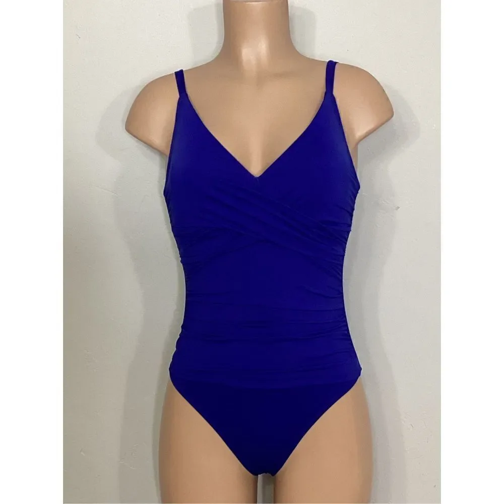 New. Tommy Bahama Cross Front One Piece Swimsuit. Regularly $149. Size 6